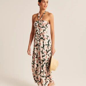 Abercrombie Knotted Halter Maxi